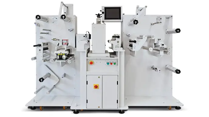 Aries semi-rotary label finishing machine