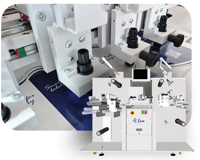 LEO multi-head plotter knife cutting system by D.P.R. srl – next-generation automation for demanding digital label finishing workflows