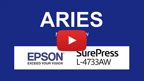 installation ARIES with Epson SurePress L-4733AW