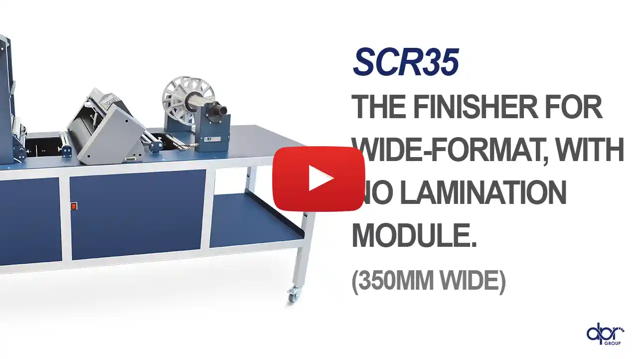 SCORPIO SCR35 digital label finishing system in action – official video by D.P.R. srl