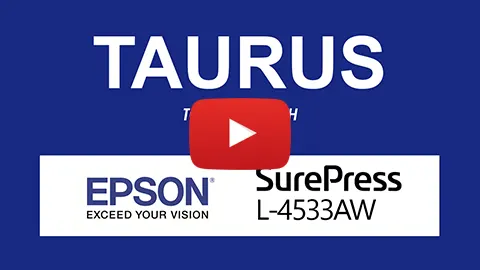Video: TAURUS with Epson SurePress L4533AW