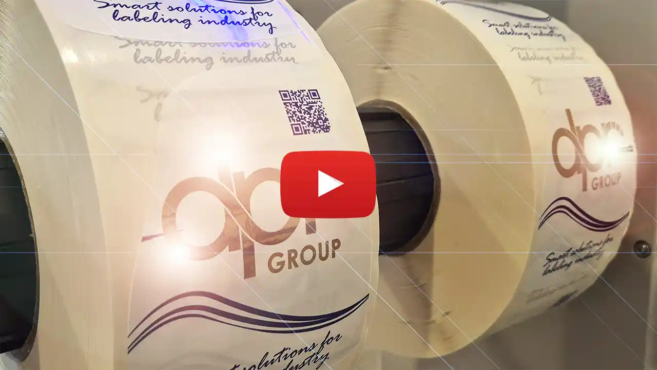 Spot varnish module with cold foil for ARIES and TAURUS label finishing system – gold effect and selective UV decoration by D.P.R. srl